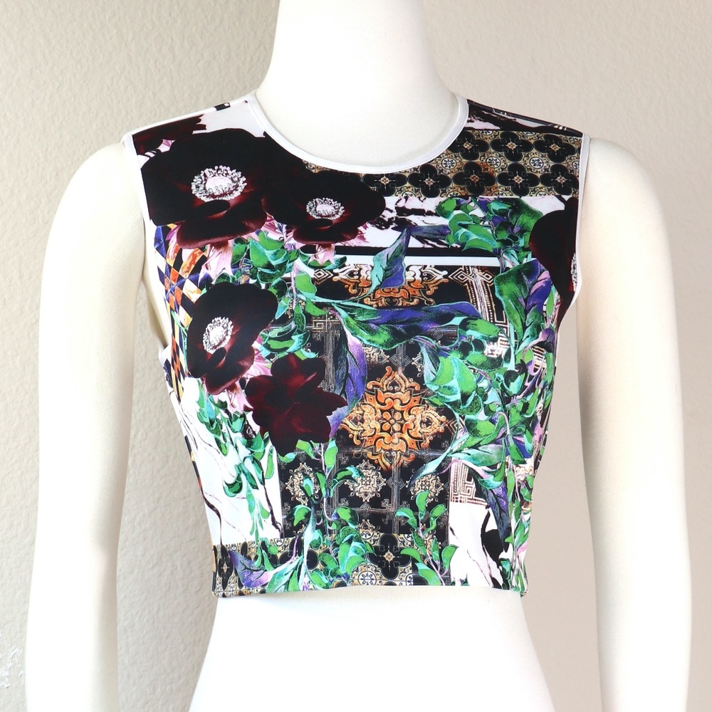 NWOT Clover Canyon sleeveless crop top